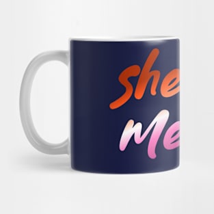 Jewish Lesbian Pride Sheyne Meydl Yiddish Mug